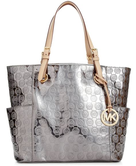 michael kors purse key tag|Michael Kors signature tote strap.